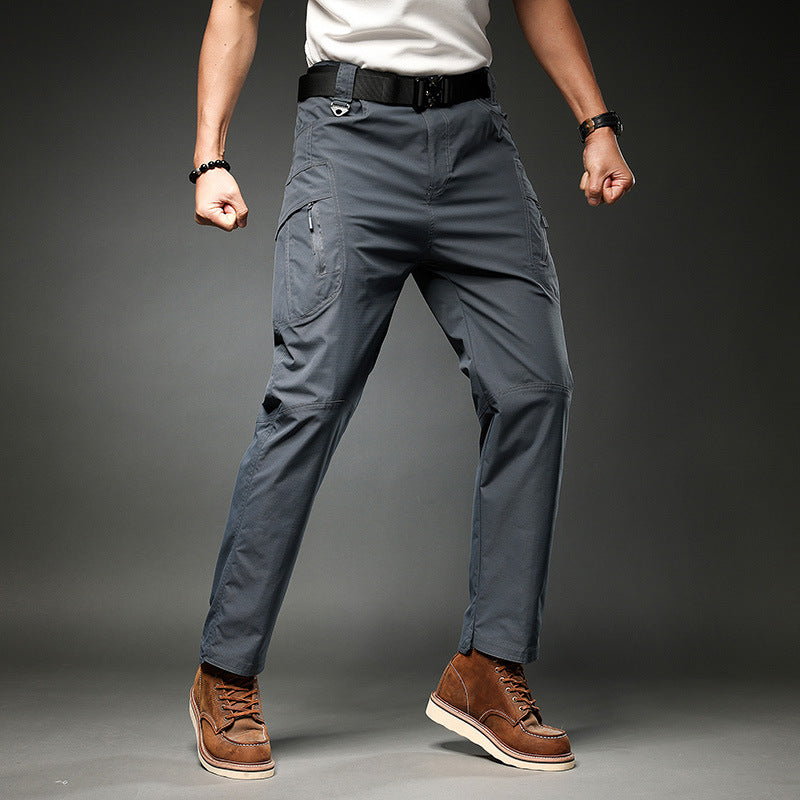 Herren Technische Trekkinghose mit wasserabweisender Oberfläche, ergonomischen Knieabnähern und Multifachtaschen Echo Archiv