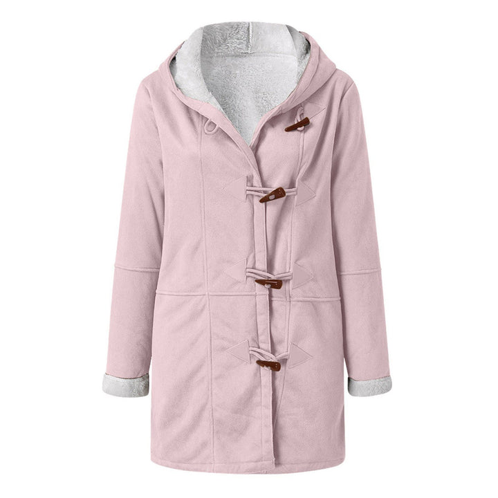 Damen Teddygefütterter Dufflecoat mit Kapuze, Kunstfell-Innenfutter und Knebelverschlüssen Echo Archiv