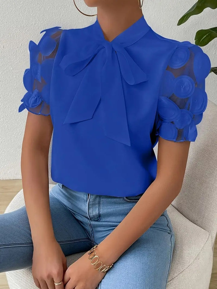 Echoarchiv | Bluse mit Transparenten Puffärmeln