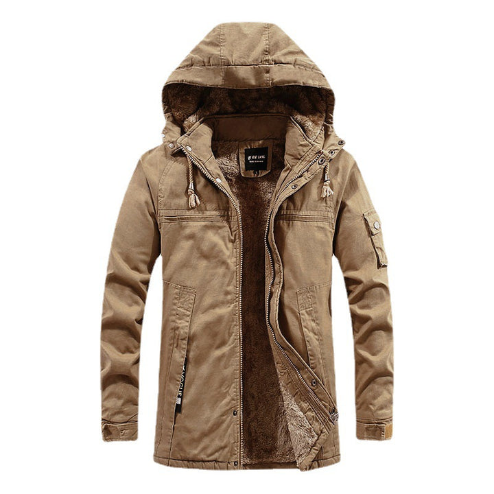 Herren funktionale Winterjacke mit enganliegendem Fleecefutter Echoarchiv