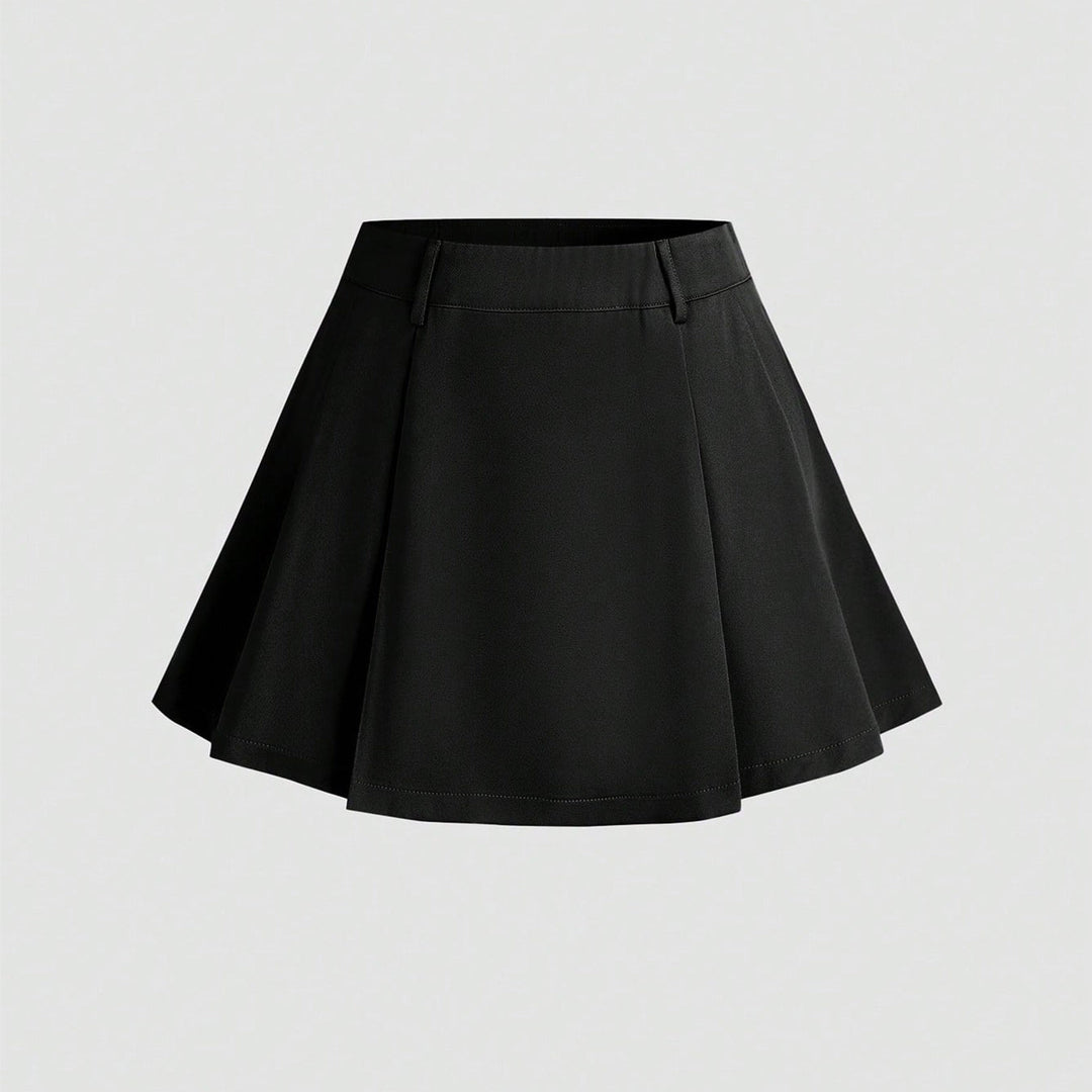 Damen Plissierter Minirock mit angedeutetem Bund Echo Archiv