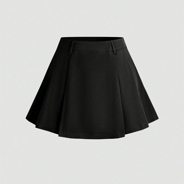 Damen Plissierter Minirock mit angedeutetem Bund Echo Archiv