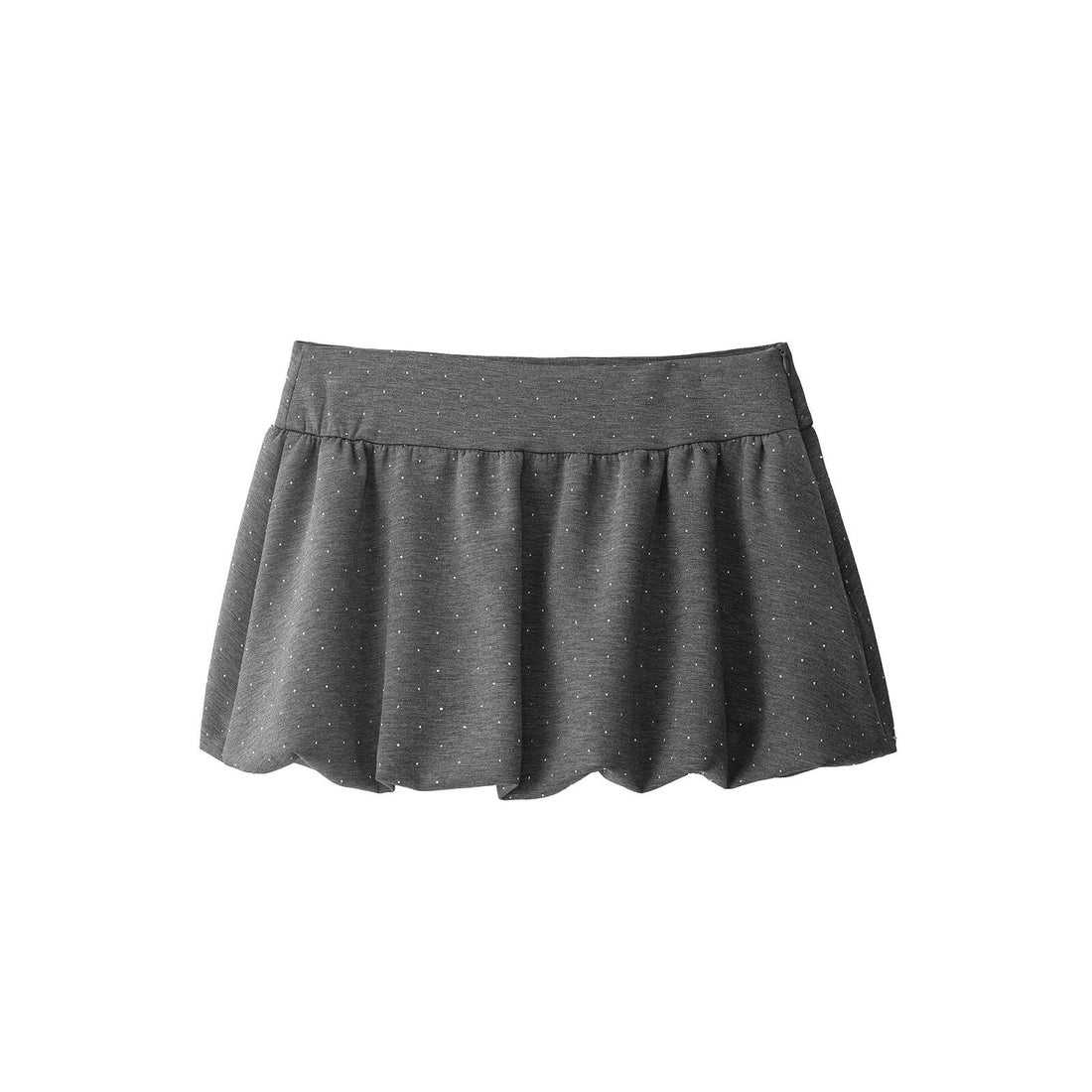 Damen Oversized Kapuzenjacke mit durchgehendem Reißverschluss, elastischem Saum und dezentem Punktmuster Echoarchiv