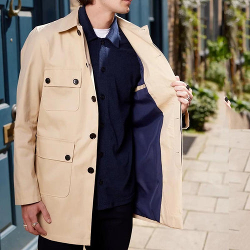 Herren modische utility Jacke mit praktischen Taschen und elegantem Design Echoarchiv