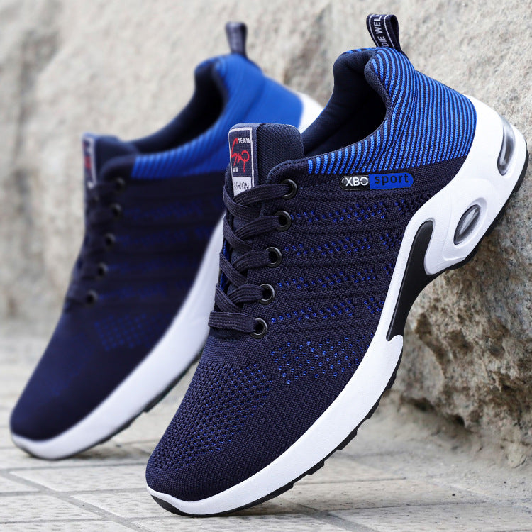 Herren nan atmungsaktive leichte Strick-Sneaker mit Luftkissen und rutschfester Laufsohle Echo Archiv