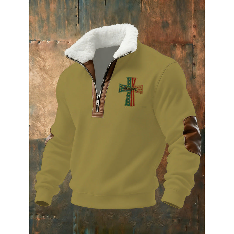 Herren Klassischer Kapuzenpullover mit Fleece-Detail Echoarchiv