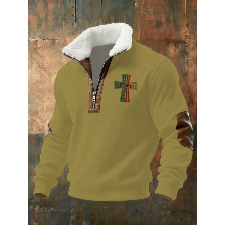 Herren Klassischer Kapuzenpullover mit Fleece-Detail Echoarchiv