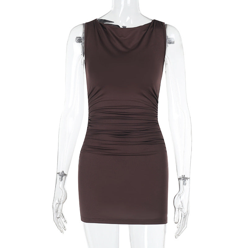 Damen figurbetontes Cocktailkleid mit Raffungen Echo Archiv