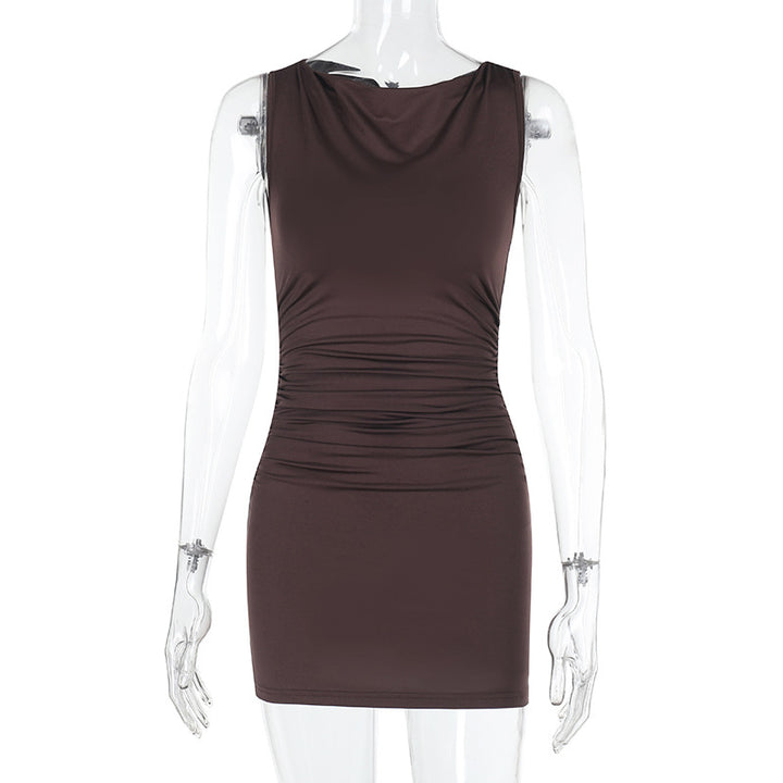 Damen figurbetontes Cocktailkleid mit Raffungen Echo Archiv