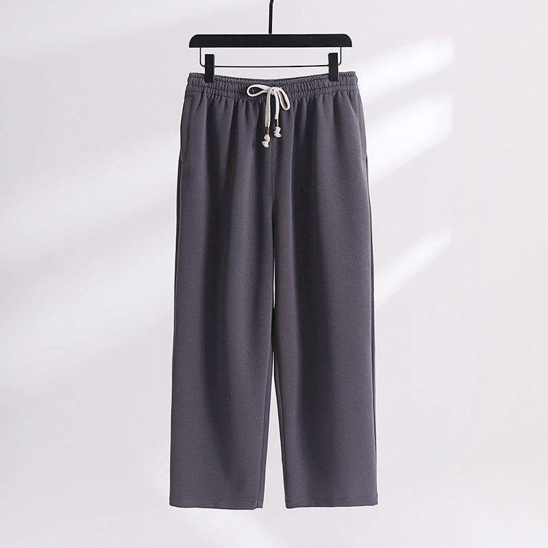 Unisex Gefütterte Fleece-Jogginghose mit elastischem Bund Kordelzug und schmalem Knöchelbündchen Echoarchiv