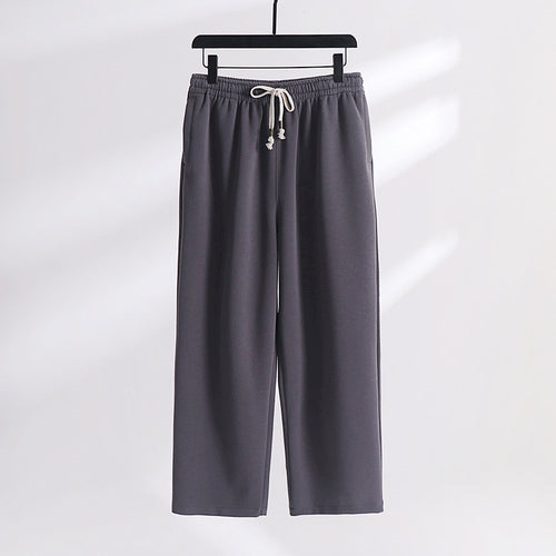 Unisex Gefütterte Fleece-Jogginghose mit elastischem Bund Kordelzug und schmalem Knöchelbündchen Echoarchiv