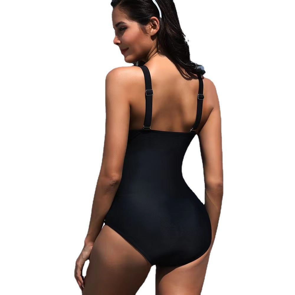 Damen Eleganter Bademode-Einteiler mit innovativem Knoten-Design Echo Archiv