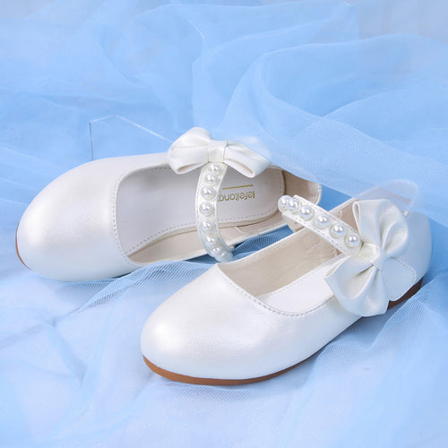 Mädchen Ballerina Schuhe mit Perlen und Schleifen Echo Archiv