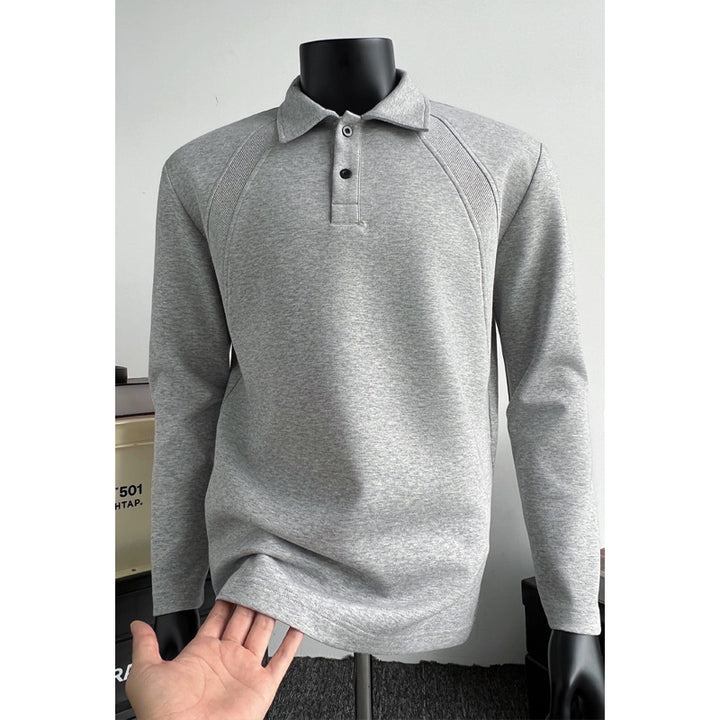 Herren Sportliches Langarm-Polo-Shirt Echo Archive