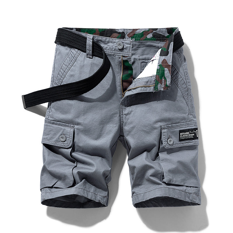 Herren Komfortable Cargoshorts mit mehreren praktischen Taschen und stabiler Gürtelschlaufe Echoarchiv