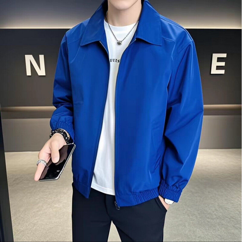 Herren leichtgewichtige Freizeitjacke mit elastischem Bund und praktischen Taschen Echoarchiv