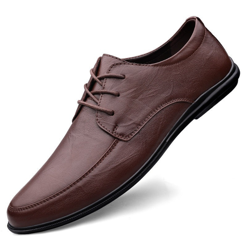 Herren Elegante Lederschnürschuhe Echoarchiv