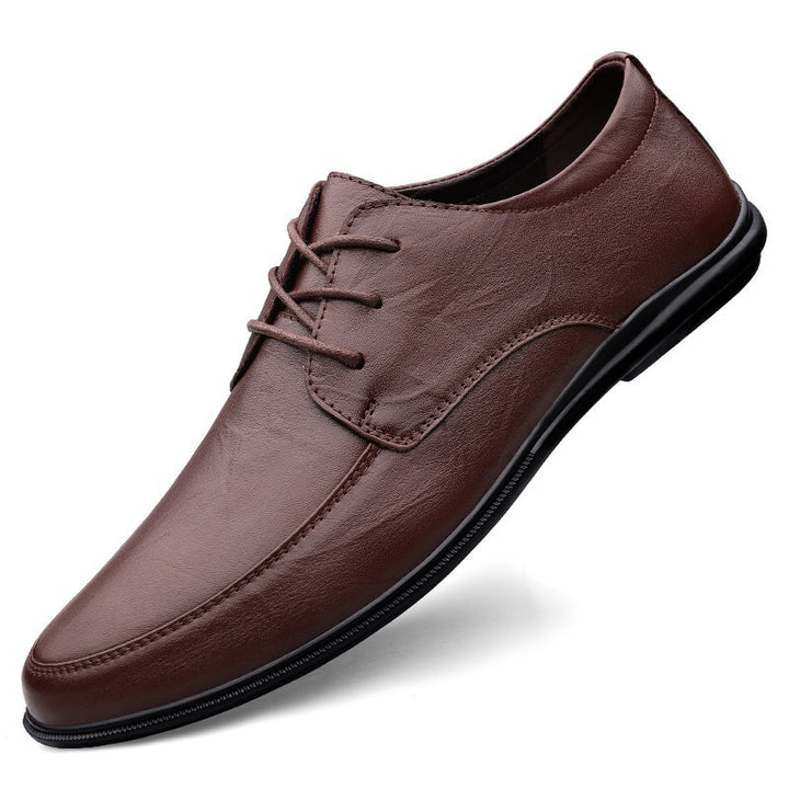 Herren Elegante Lederschnürschuhe Echoarchiv