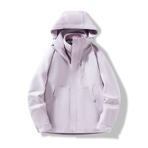 Herren Minimalistische City-Outdoorjacke mit verschweißten Nähten, verstellbarer Kapuze und Thermofutter Echo Archiv