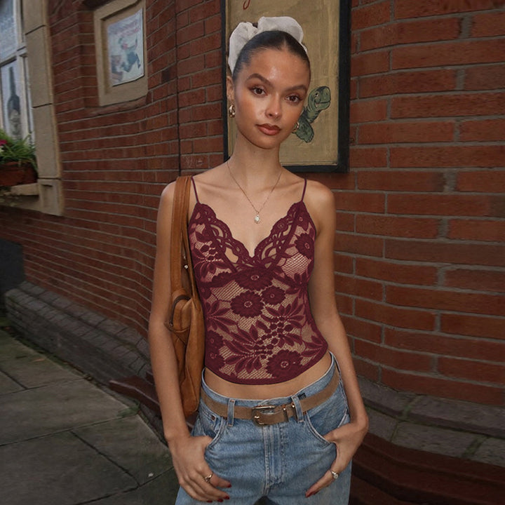 Damen Spitzenbustier mit verführerischen Blumenmustern Echo Archiv