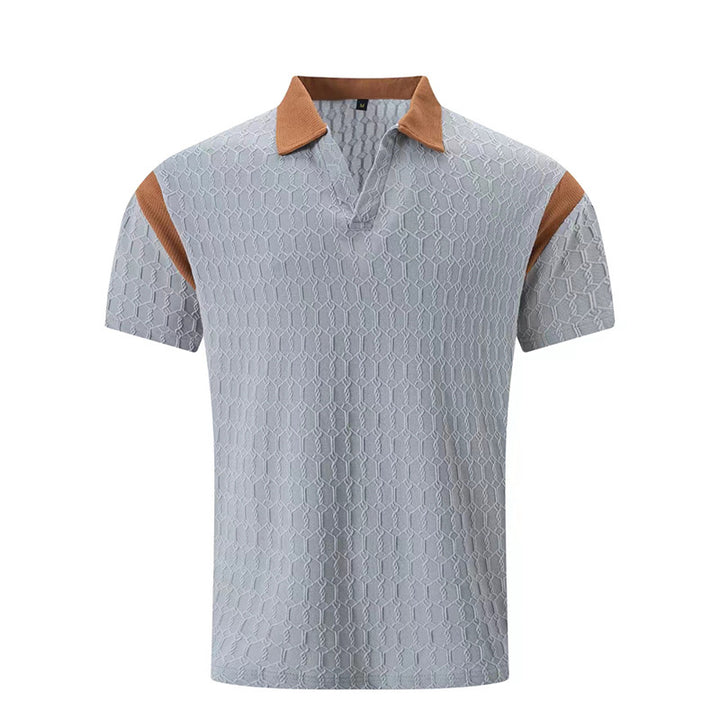 Herren Kurzarm Poloshirt mit strukturiertem Kragen und sportlichem Design Echoarchiv