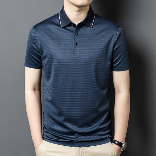 Herren Poloshirt mit strukturiertem Design und atmungsaktiven Eigenschaften Echoarchiv