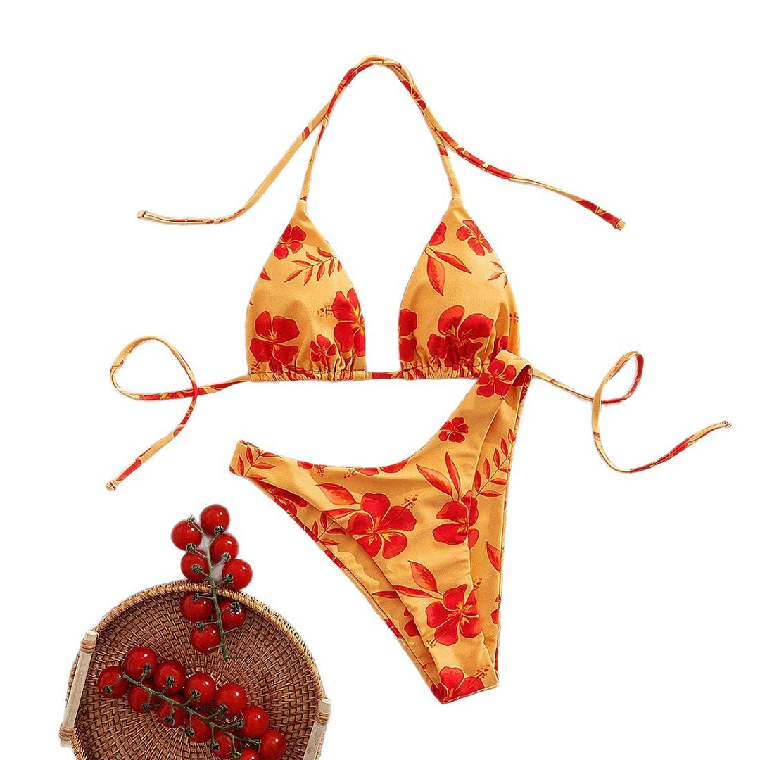 Damen Triangel-Bikini-Set mit floralem Design Echo Archiv