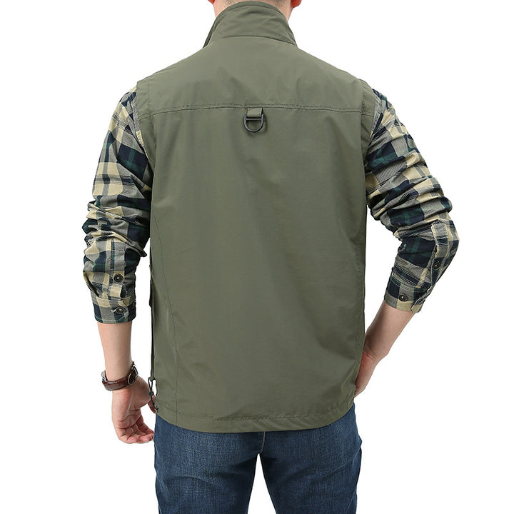 Herren Angler- und Fotoweste mit vielseitigen Taschen und praktischem Verschluss Echo Archiv