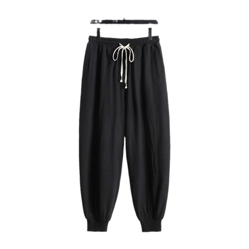 Herren Leichte Baumwoll-Jogginghose mit Kordelzug, Elastischem Bündchen und praktischen Taschen Echoarchiv