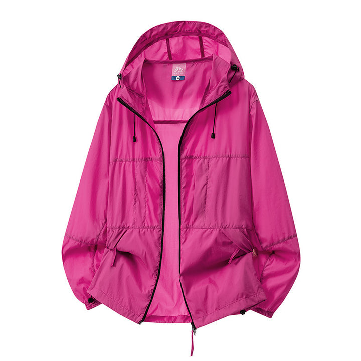Herren Leichte Outdoor-Windjacke mit Kapuze Echo Archiv