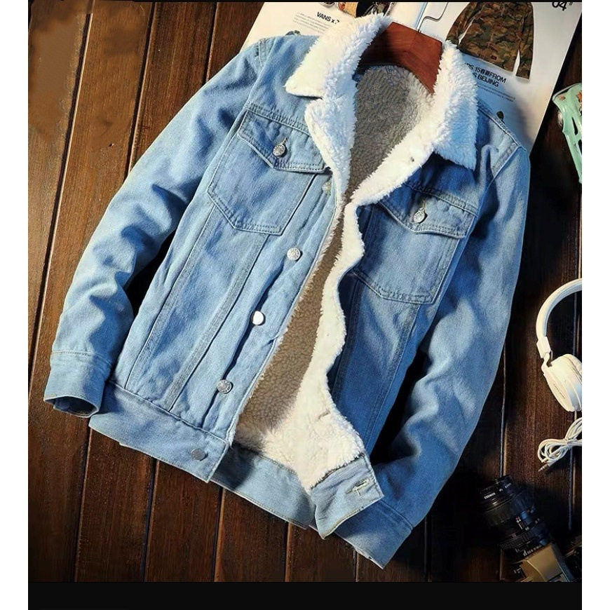Herren Denimjacke mit weichem Innenfutter Echoarchiv