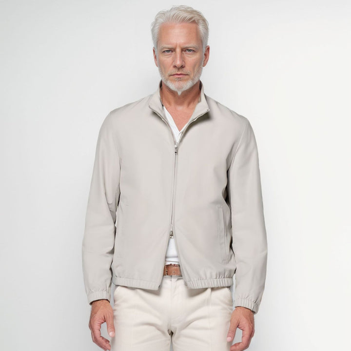 Herren elegante und funktionale Übergangsjacke mit hohem Kragen Echoarchiv