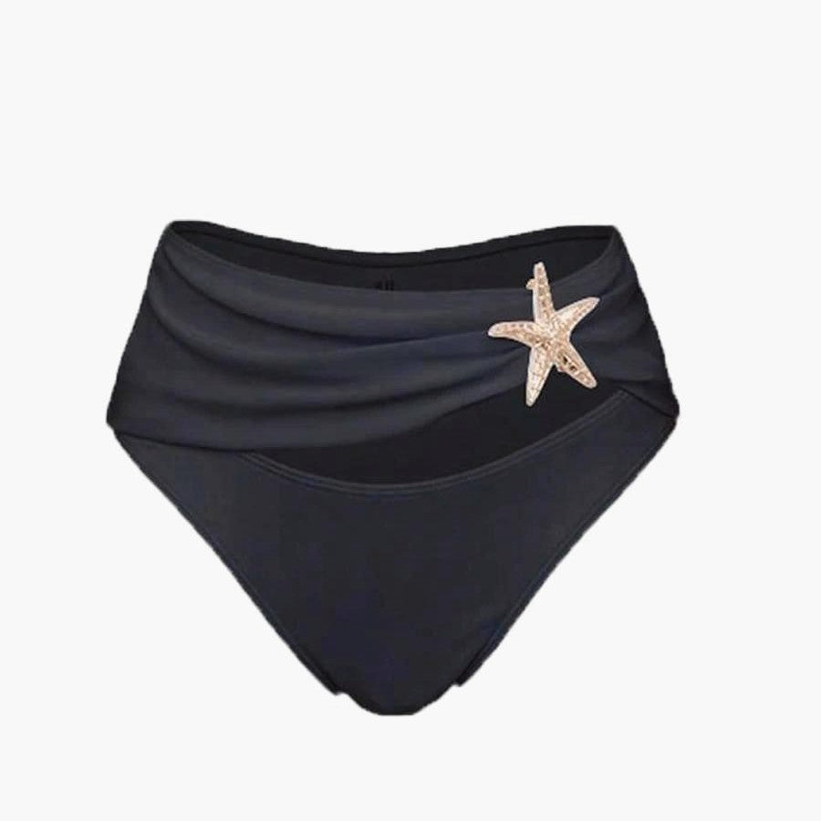 Damen Bikini-Set mit eleganter Wickelrock-Optik und modischem Stern-Applikation Echo Archiv