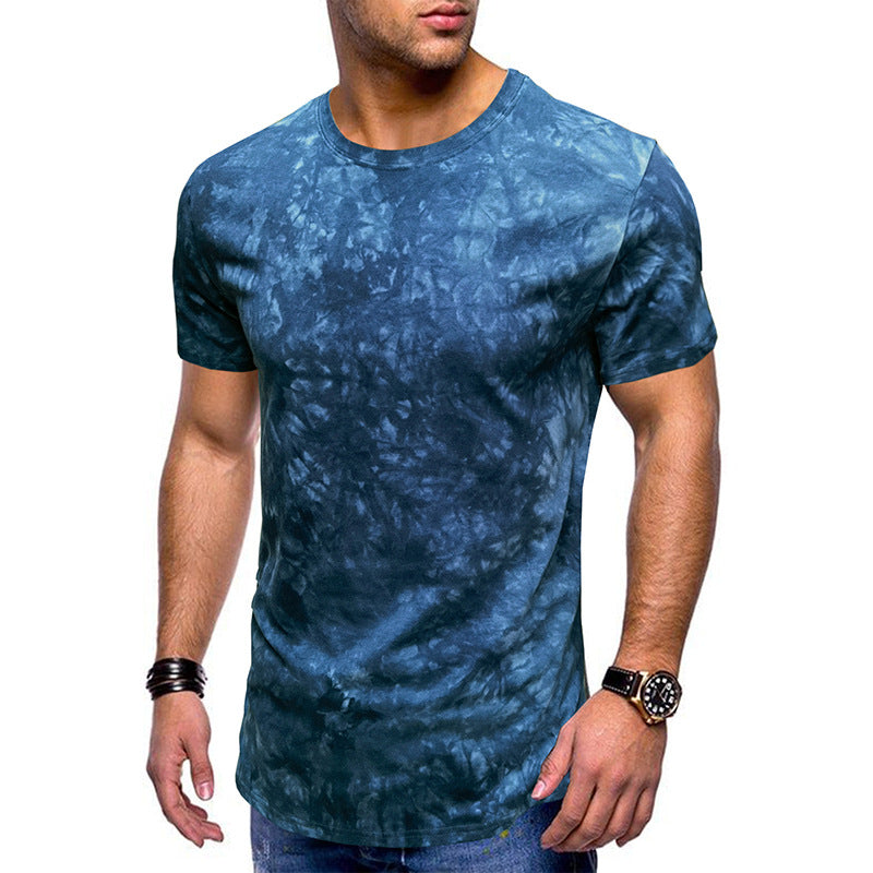 Herren T-Shirt mit angesagtem Batik-Muster und hochwertiger Baumwolle Echoarchiv