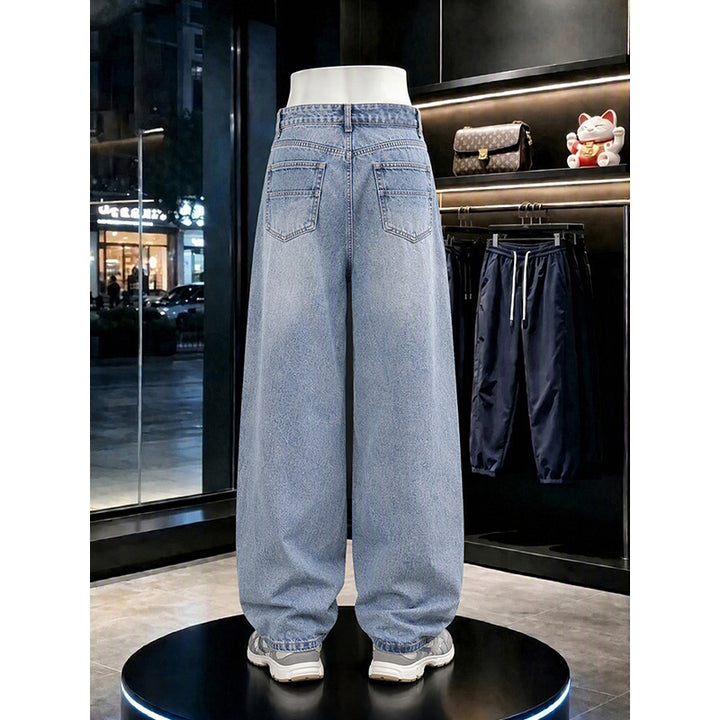 Damen Modische Weitgeschnittene Jeans Echo Archiv