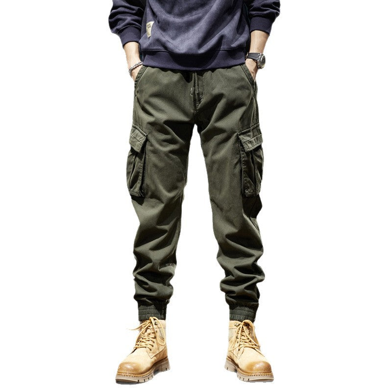 Herren Cargo-Joggerhose mit elastischem Bund, mehreren Utility-Taschen und gerippten Abschlüssen Echo Archiv
