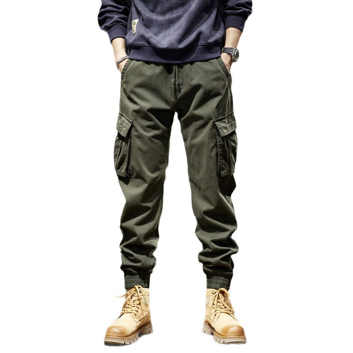 Herren Cargo-Joggerhose mit elastischem Bund, mehreren Utility-Taschen und gerippten Abschlüssen Echo Archiv