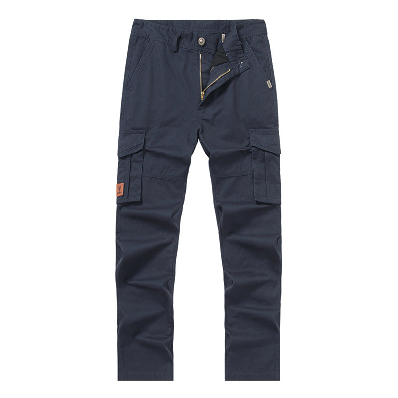 Herren Cargohose im Slim-Straight Schnitt mit Mehrfach‑Taschen und verstärkten Knien Echoarchiv