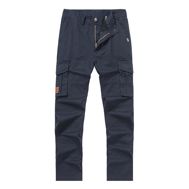 Herren Cargohose im Slim-Straight Schnitt mit Mehrfach‑Taschen und verstärkten Knien Echoarchiv