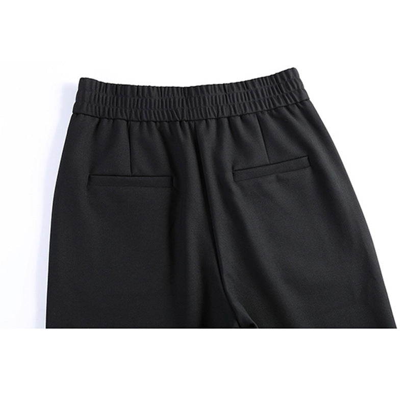Damen Elegante und bequeme High-Waist Stoffhose Echoarchiv
