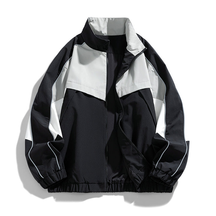 Herren Leichte Sportjacke mit hohem Kragen Echo Archiv