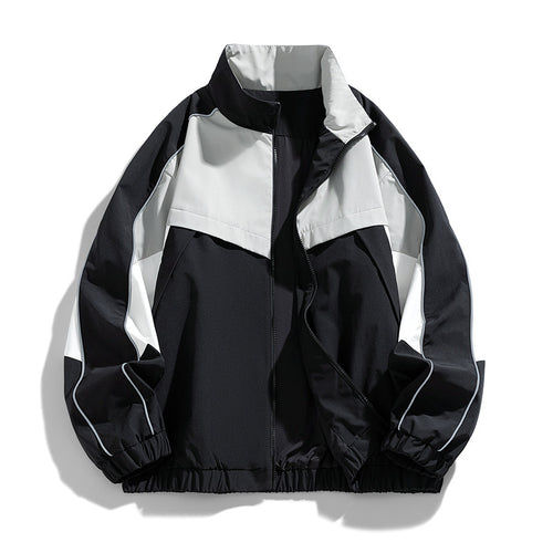 Herren Leichte Sportjacke mit hohem Kragen Echo Archiv