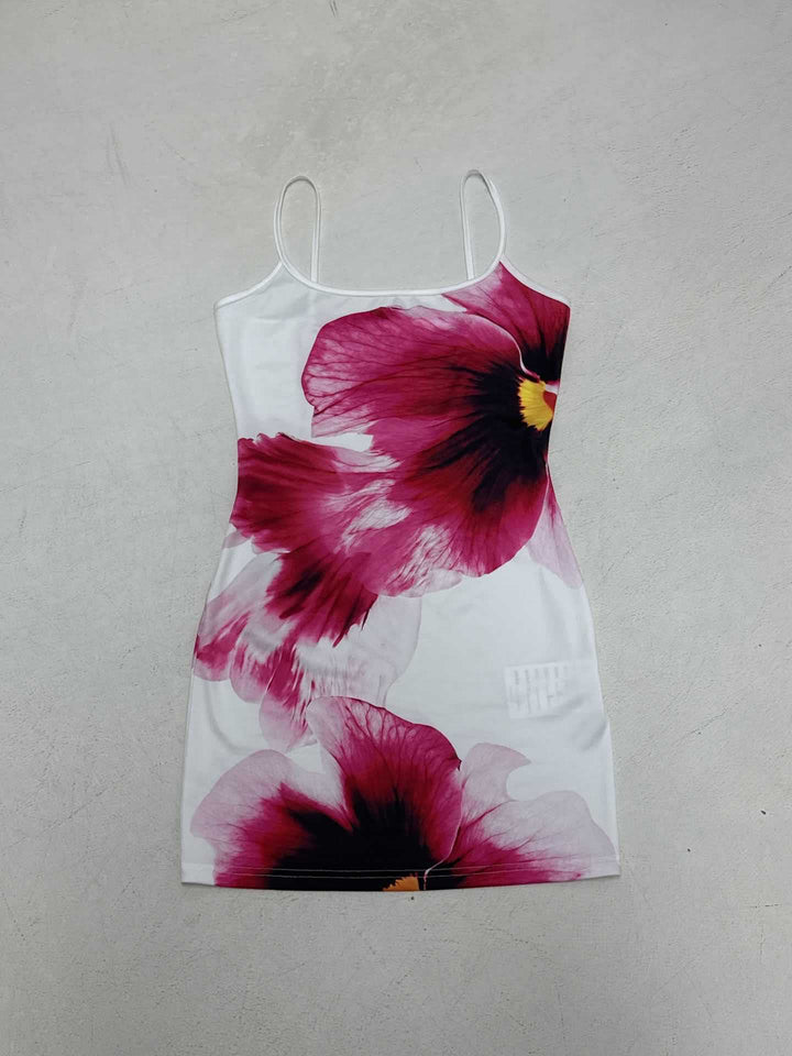 Damen Maxikleid mit floralem Print und feinen Spaghettiträgern Echo Archiv