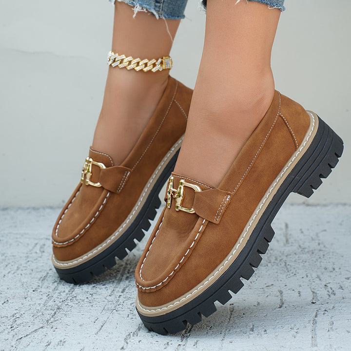 Damen Chunky‑Loafer mit profilierter Lug‑Sohle und Ziergebiss Echo Archiv