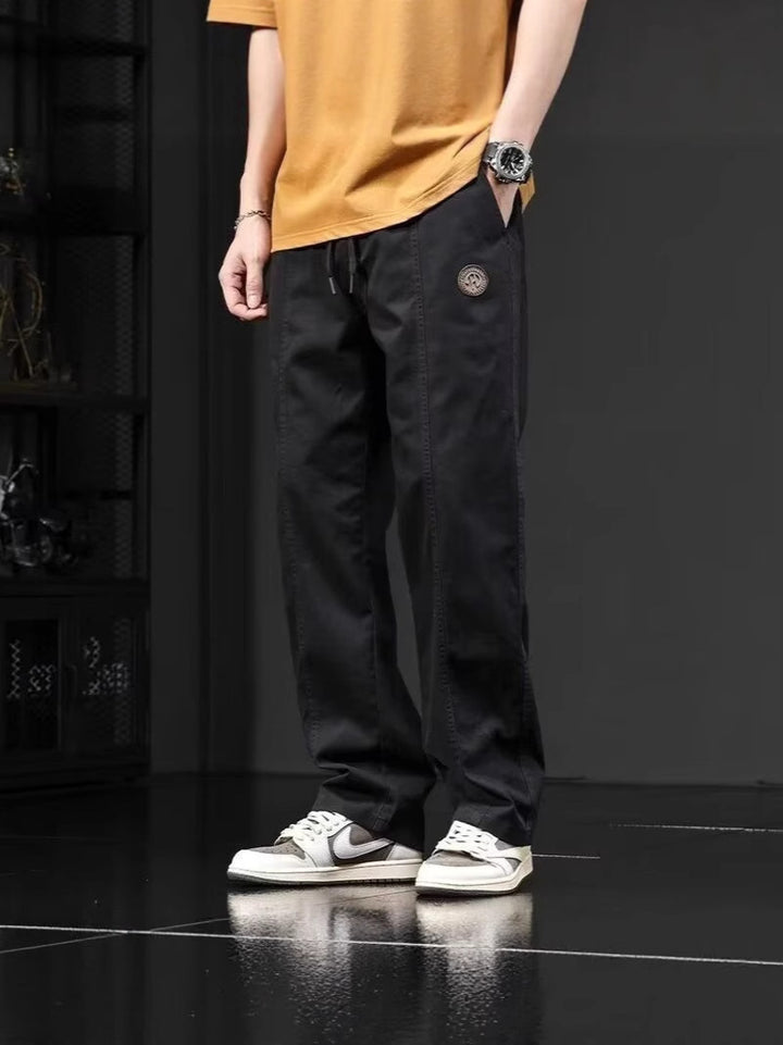 Herren Bequeme Cargo-Hose mit elastischem Bund Echoarchiv