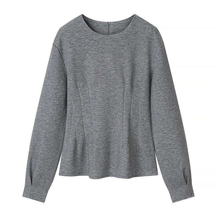 Damen Zweiteiliges Lounge‑Set aus Stretch‑Jersey mit Rundhalsausschnitt und hochtaillierter Weitbein‑Hose Echo Archiv