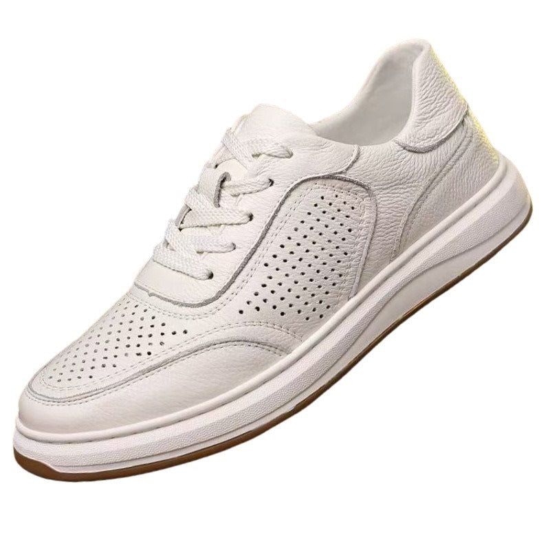 Herren Komfortable Leder Sneakers Echoarchiv