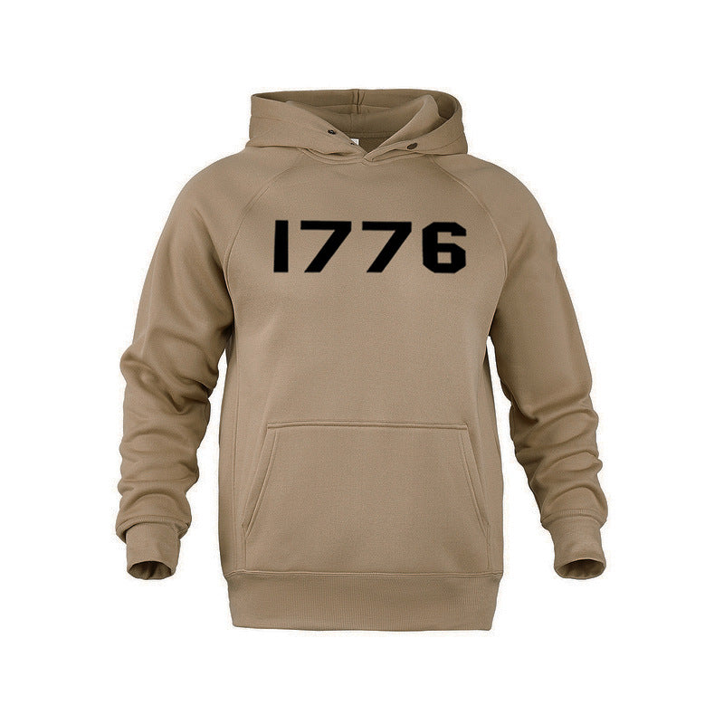 Herren Kapuzenpullover mit klassischem Rippdesign und praktischen Eingrifftaschen Echoarchiv