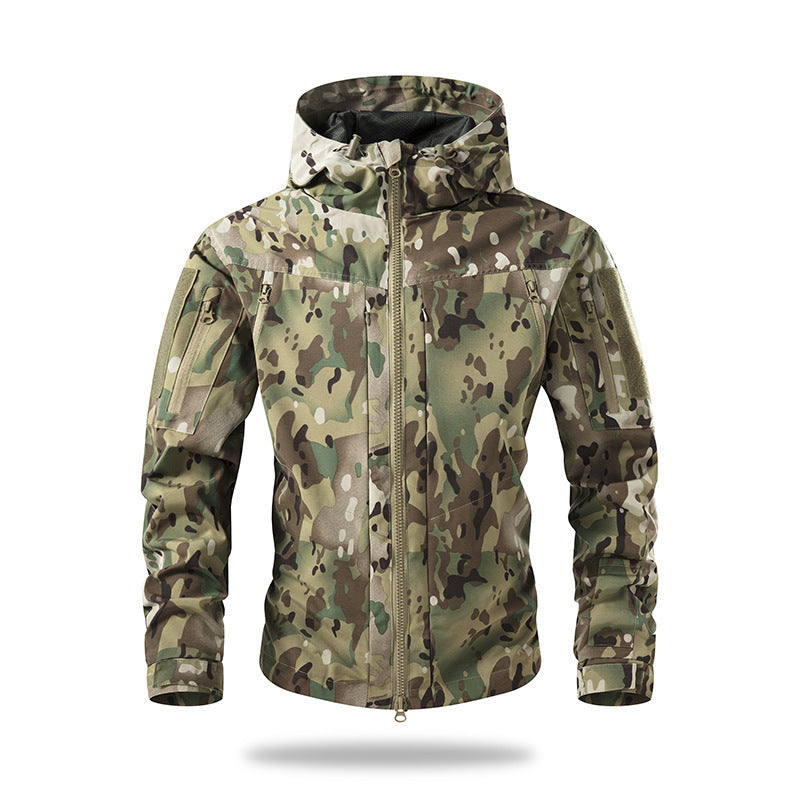 Herren technische Outdoorjacke mit atmungsaktiver Membran Echoarchiv