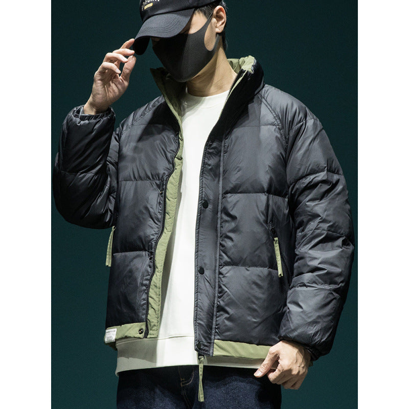 Herren Leichte gesteppte Thermo-Outdoorjacke mit Kapuze Echoarchiv